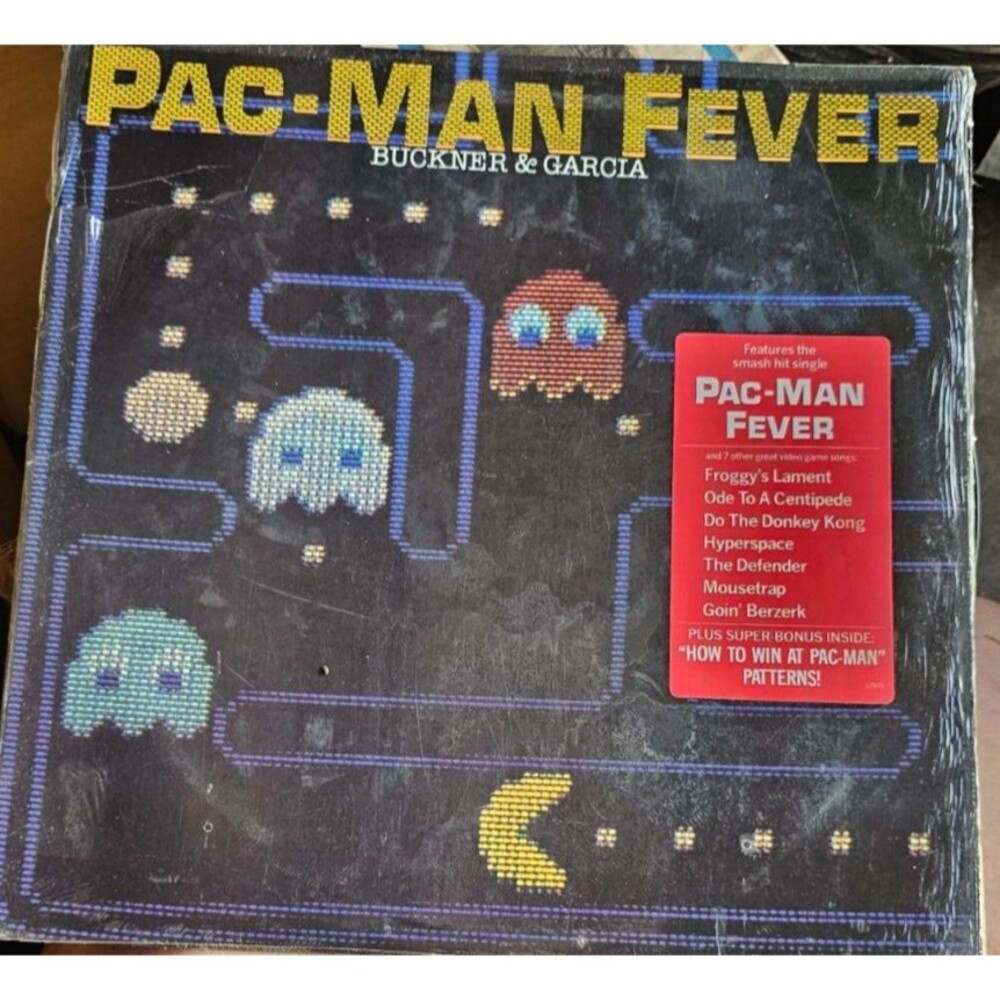 Pac-Man Fever Viynl Record 1982 Bucknet & Garcia Record Album LP